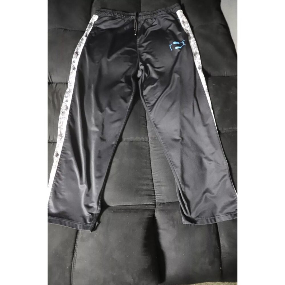 VTG MMA Elite Jiu Jitsu Martial Arts Fighting Track Pant Men XL Black Drawstring